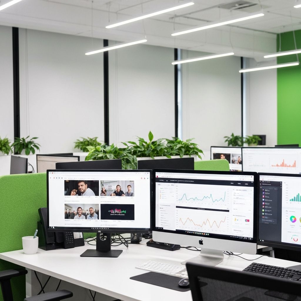 Adil Digital Marketing Agency Workspace